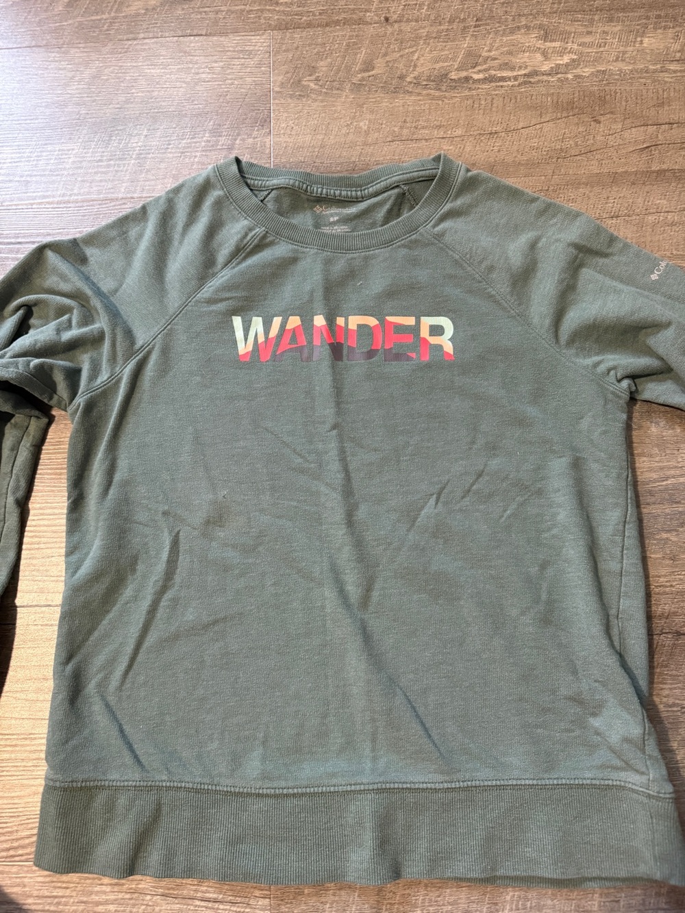 Columbia Olive Green Crewneck Shirt